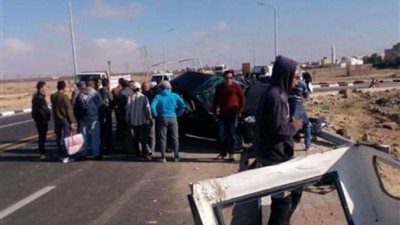 مصرع ضابطين وإصابة ٥ جنود في حادث القنطرة شرق