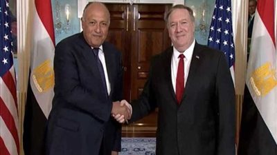 شكري يبحث مع نظيره الأمريكي مستجدات الأوضاع في المنطقة