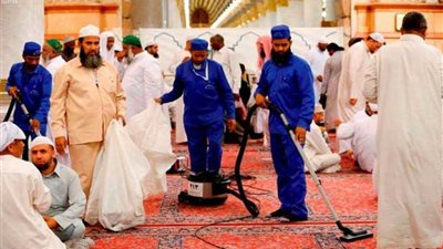 استعدادات المسجد النبوي لاستقبال ليلة الـ 27 من رمضان المبارك (صور)