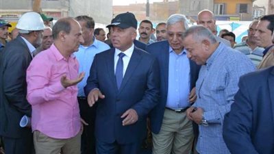 وزير النقل يتفقد رافد جمصة
