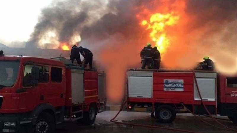 السيطرة على حريق