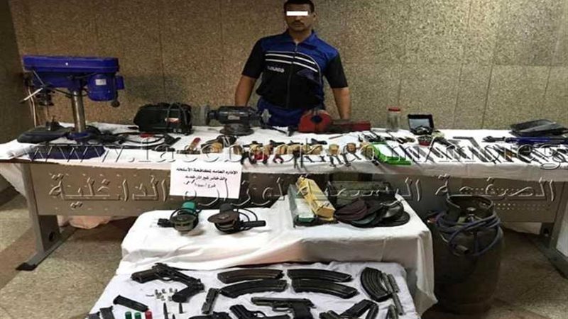 ضبط ورشة تصنيع أسلحة