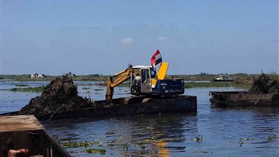 تطهير بحيرة المنزلة ومعالجة مياه مصرف بحر البقر