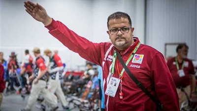 أحمد رشدي حكما في بطولات العالم للقوس والسهم بهولندا