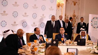 مشاركة السيد الرئيس اليوم فى إفطار الأسرة المصرية