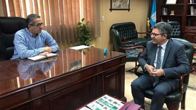 وزير الآثار يلتقي المدير الجديد للمعهد الفرنسي للآثار الشرقية