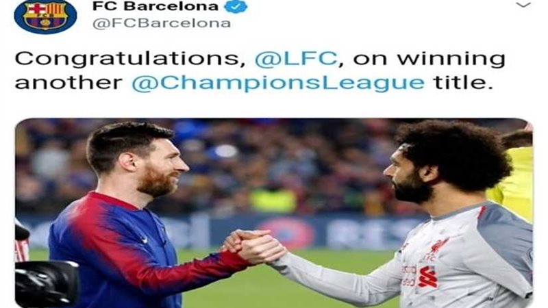 برشلونة ينشر صورة