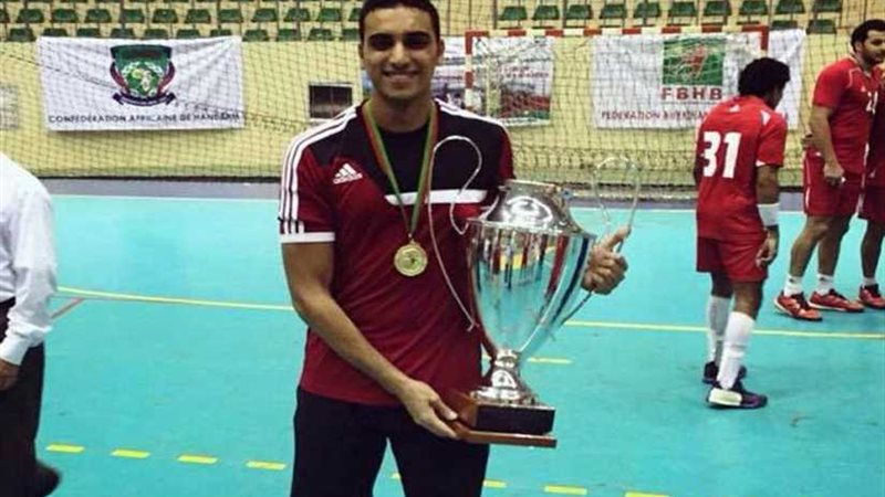 لاعب اليد باهر البدراوي