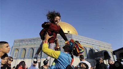 من مواكب الأمراء بنيجيريا للصلاة في الأقصى