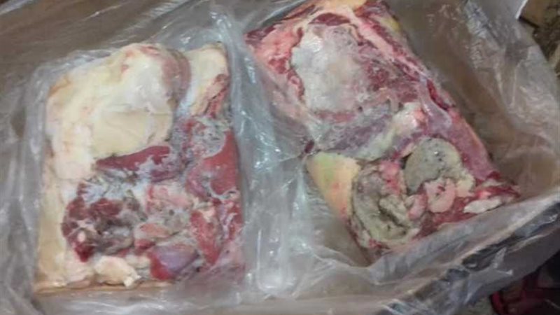 ضبط لحوم غير صالحة