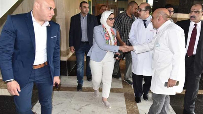 وزيرة الصحة تتفقد