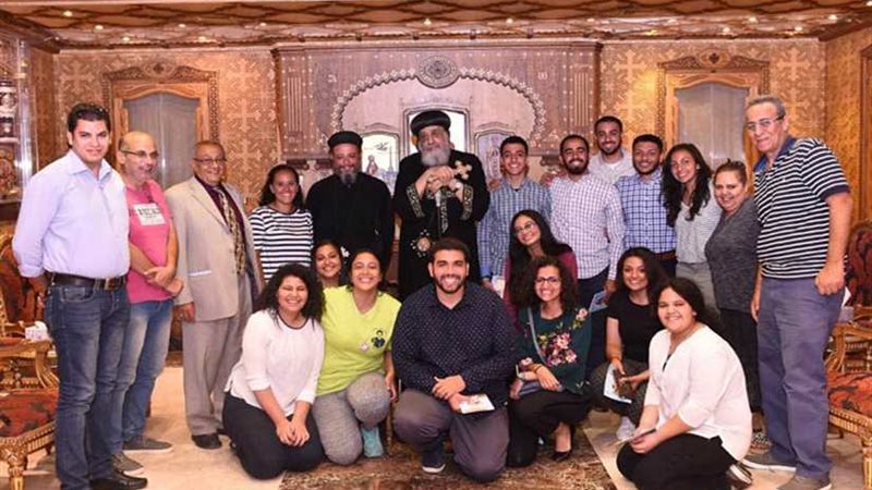 البابا تواضروس يستقبل