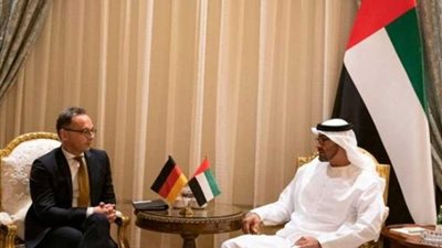 ولي عهد أبوظبي يبحث مع وزير خارجية ألمانيا سبل دعم العلاقات الثنائية