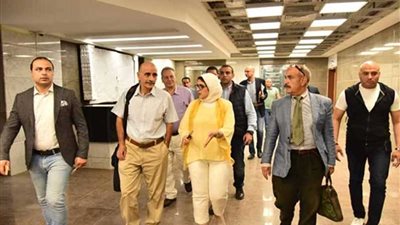 وزيرة الصحة تتفقد مركز مجدي يعقوب لجراحات قلب الأطفال بمستشفي النصر التخصصي ببورسعيد