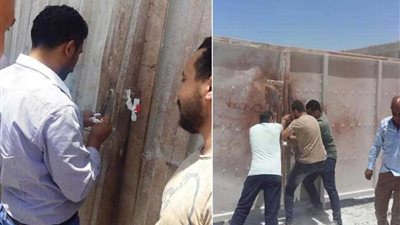 المديونيات تغلق 4 مصانع للرخام بالقاهرة