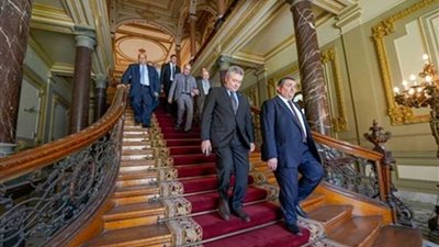 بعد ترميمه.. وفد برلماني يزور قصر 