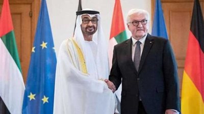 ولي عهد أبوظبي يبحث مع الرئيس الألماني سبل تعزيز التعاون الثنائي