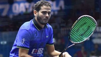 كريم عبد الجواد يحقق فوزه الثانى فى بطولة سى أى بى للاسكواش