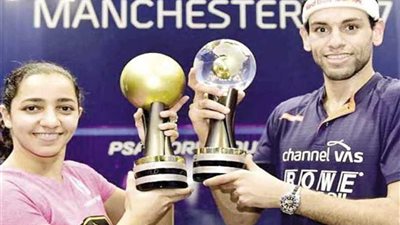 الوليلي والشوربجي أول المتأهلين لنصف نهائي CIB للإسكواش