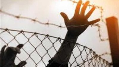 الأسرى الفلسطينيون بسجن 