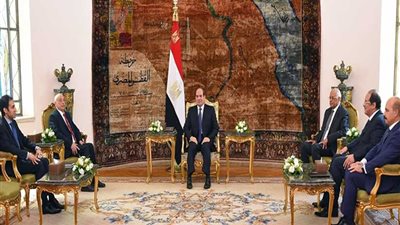 الرئيس السيسي خلال لقائه رئيس 