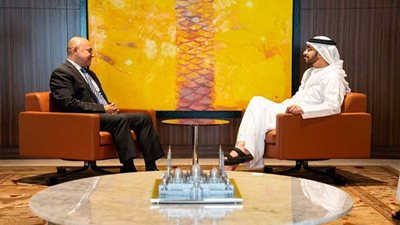 السفير المصري في أبو ظبي يلتقي وزير الخارجية والتعاون الدولي لدولة الإمارات