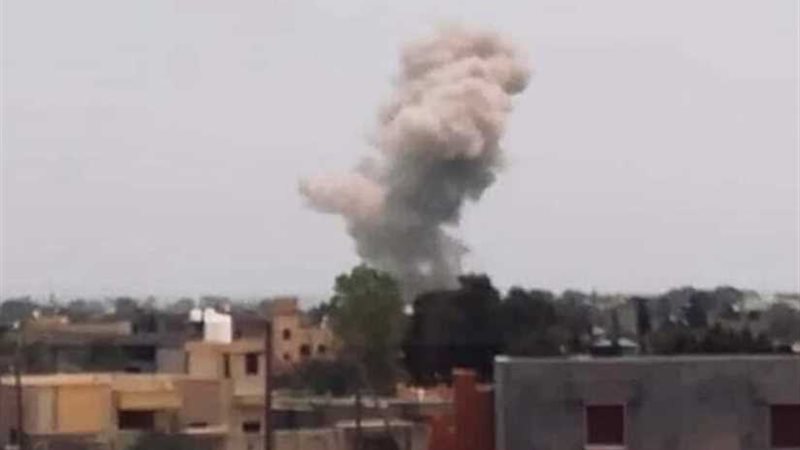 غارة جوية على الميليشيات