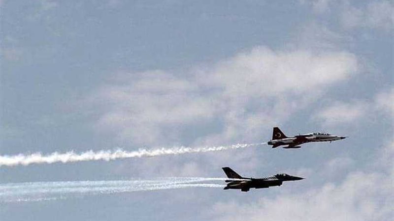 غارات تركية على كردستان