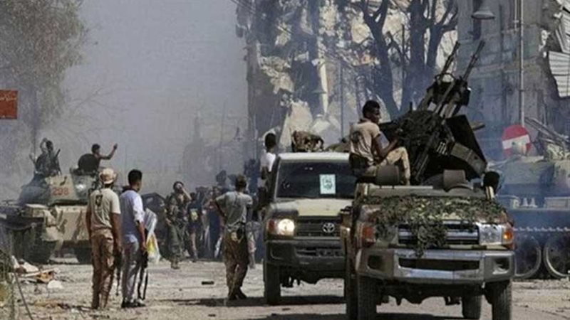 تدمير طائرة للميليشيات