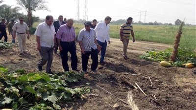 رئيس جامعة المنيا يبحث سبل تطوير مركز التجارب والبحوث الزراعية