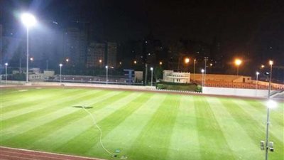 بالصور.. استاد جامعة الإسكندرية جاهز لاستقبال تدريبات كأس الأمم الإفريقية