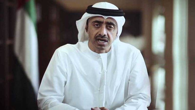 وزير خارجية الإمارات