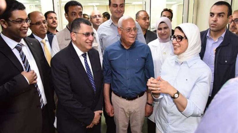 وزيرة الصحة تتفقد