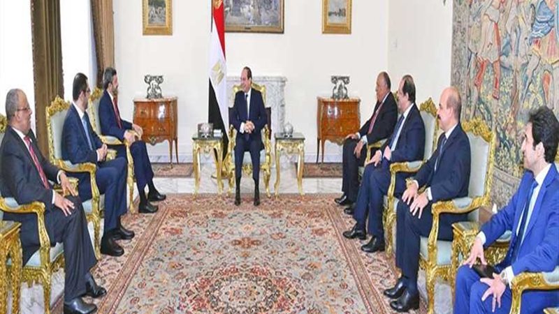 الرئيس السيسي يستقبل