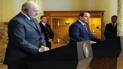 السيسي يؤكد حرص مصر على تعزيز العلاقات الثنائية مع بيلاروسيا وتنسيق الرؤى بين البلدين