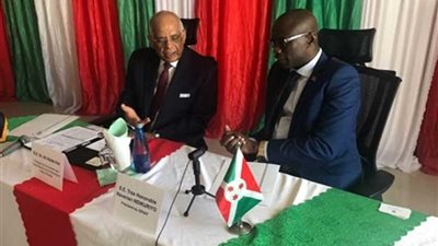 رئيس مجلس الشيوخ في بوروندي يصل إلى القاهرة