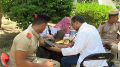 حملة للتبرع بالدم بمشاركة ضباط وأفراد ومجندي إدارة قوات الأمن بأسيوط