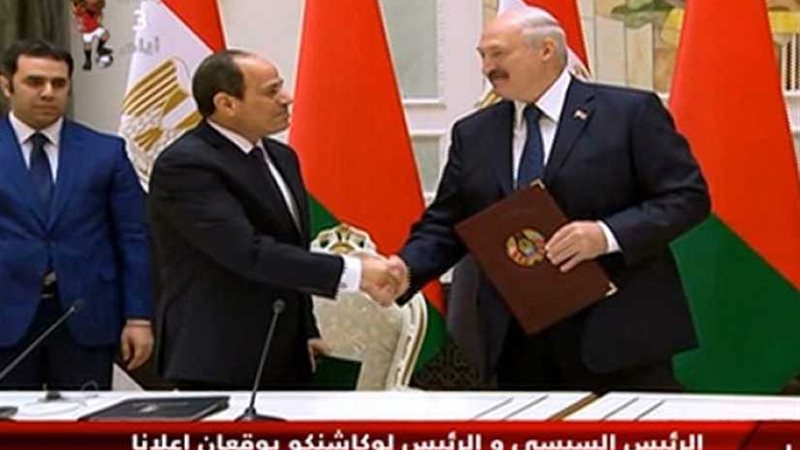 الرئيس السيسي ونظيره