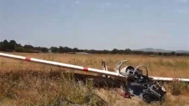 تحطم طائرة خفيفة