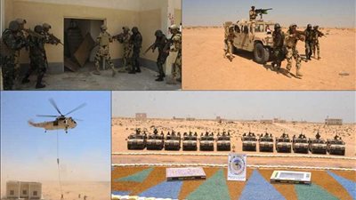 ختام فعاليات التدريب المشترك لدول تجمع الساحل والصحراء بقاعدة محمد نجيب