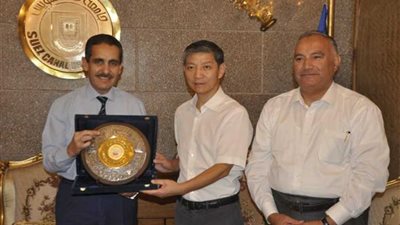 جامعة القناة تستقبل السفير الصيني الجديد في أول أيامه بمصر