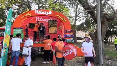بالصور.. الـfun zone لأول مرة في استاد القاهرة في افتتاح 