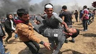 ارتفاع أعداد المصابين الفلسطينيين على الحدود الشرقية لـ