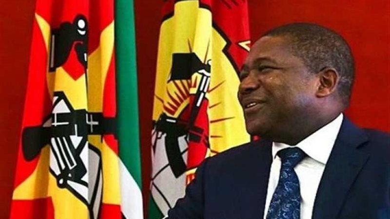 رئيس موزمبيق يصل