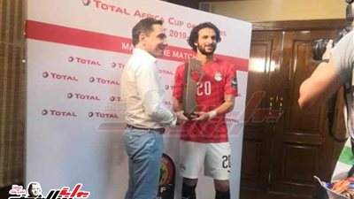 محمود علاء رجل مباراة إفتتاح 