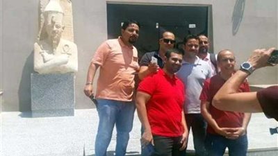 جولة للوفد التونسي المشارك في أمم إفريقيا لزيارة معالم السويس الأثرية