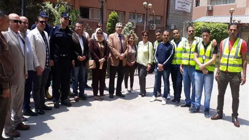 تجربة إخلاء بمستشفيات