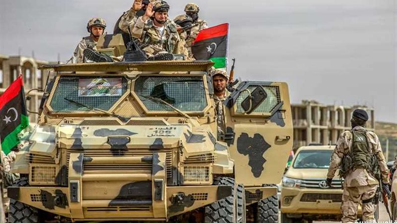 الجيش الليبي ينصب