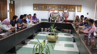 رئيس جامعة أسيوط يشدد على ضرورة التنسيق مع أعضاء اتحاد الطلاب في التعريف بالخطة التطويرية للجامعة للعام الدراسي الجامعي الجديد 2019/2020