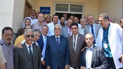 محافظ الدقهلية يفتتح بنك الدم التجميعي بمستشفى نبروه